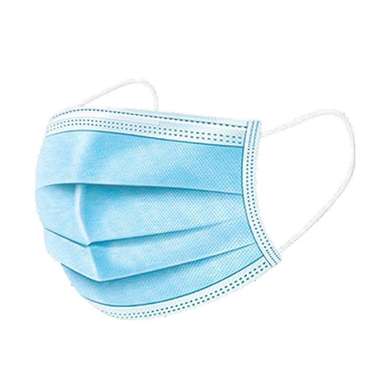 In stock disposable mask dustproof breathable KN95 three-layer meltblown cloth men's and women's protective supplies cover 50 pieces