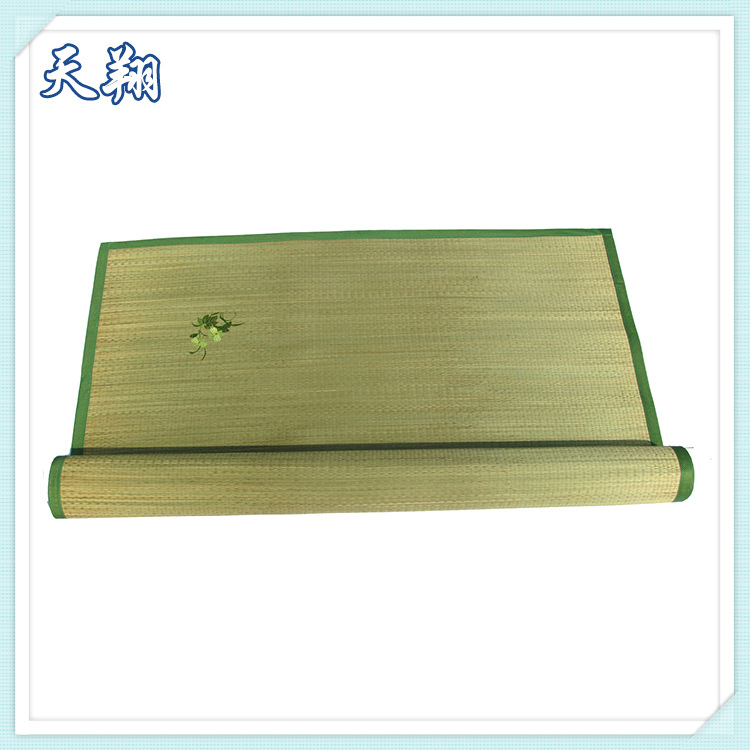 Thickened folding single-sided bed mat straw mat new student children's bed mat portable summer printed summer mat