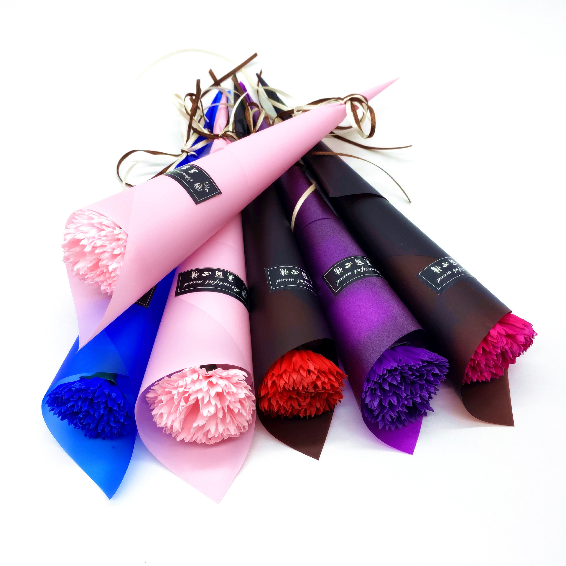 Подарки для учителей, одна мыльная цветочная гвоздика, цветок ко Дню учителя, подарок для мероприятия по продвижению микробизнеса