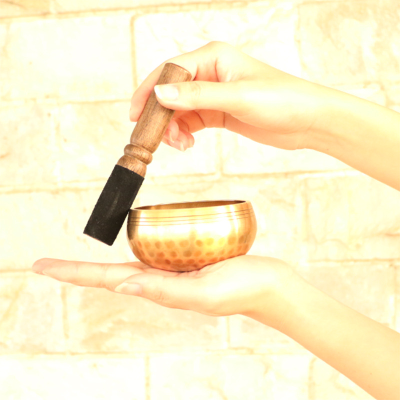 Buddhist Voice Bowl Nepal Handmade Song Bowl Cross-border singingbowls Yoga Meditation Buddhist Voice Bowl Copper Chime