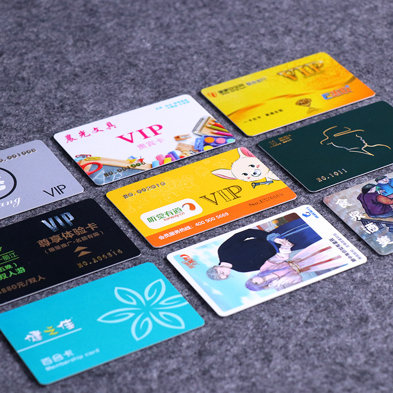 Pvc Card Membership Card Production Gift Card Hairy Crab Scratch Card Magnetic Stripe Card Vip Card Chip Card