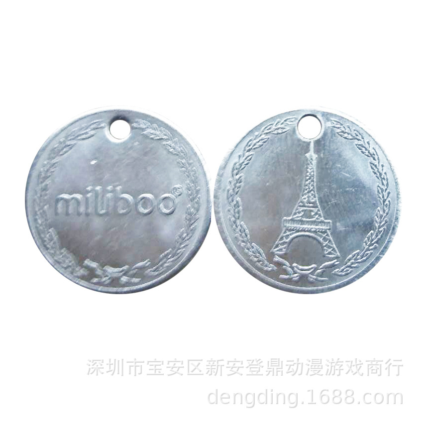 Factory wholesale doll machine game coins video game City game machine special game coins metal commemorative coins
