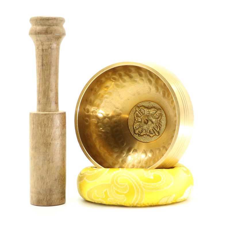 Буддийская чаша для звука, ручная работа из Непала, чаша для пения, чаша из меди