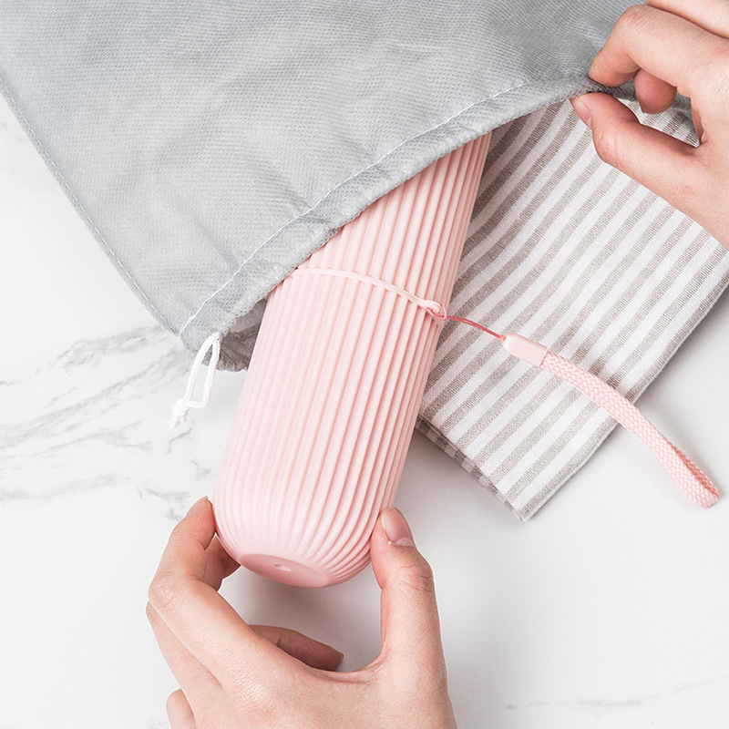 Portable travel toothbrush toothbrush storage box suit creative simple couple wash cup toothbrush cup brushing Cup