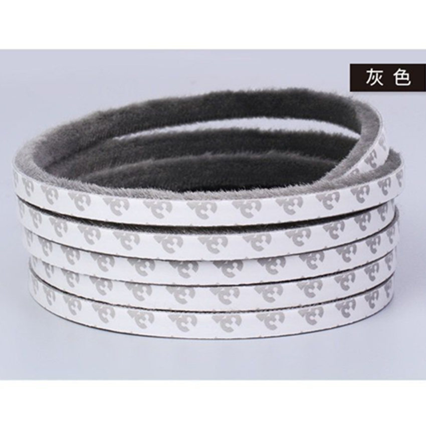 5 M door and window sealing strip adhesive wool strip self-adhesive sealing strip glass door and window sealing strip dustproof sealing strip