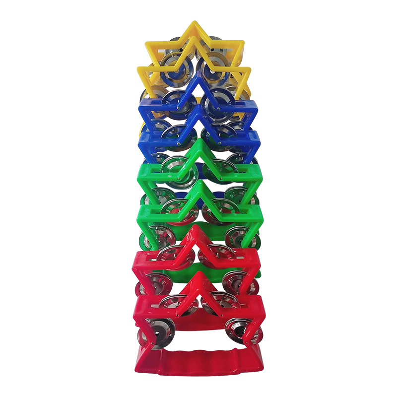 Dance hand bell percussion instrument small five-star bell ring music KTV special hand bell