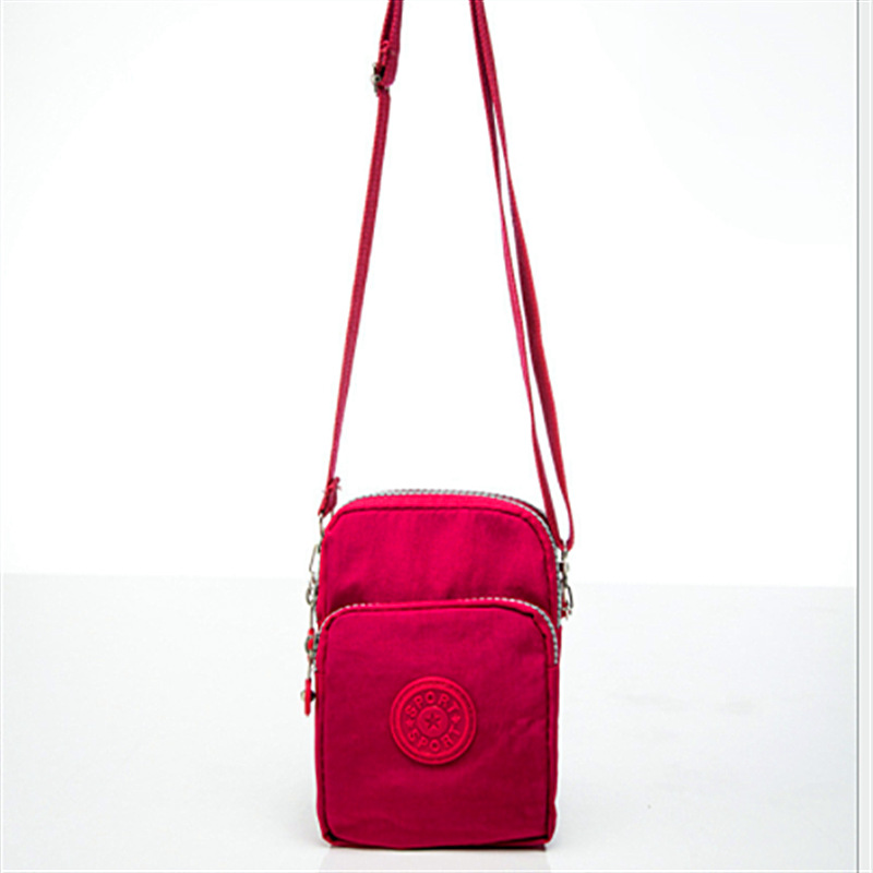 Hot Selling Crossbody Bag Mobile Phone Bag Coin Purse Wrist Bag Women's Bag Coin Purse Nylon Hanging Neck Bag Running