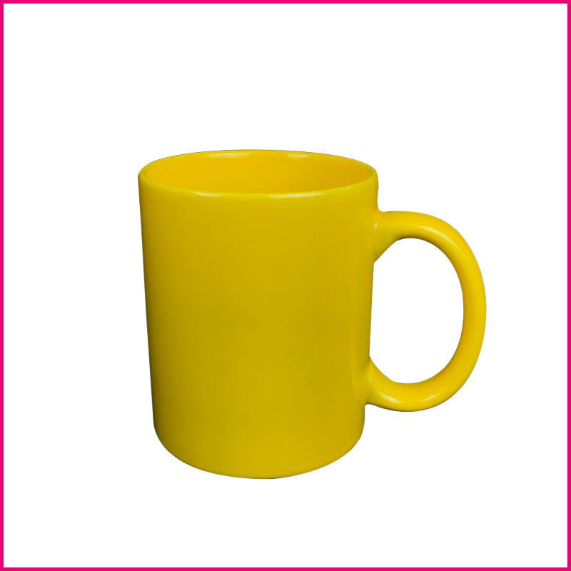 Ceramic Cup 11oz Color Mug Custom logo Coffee Cup Gift Simple Water Cup Promotional Ceramic Cup