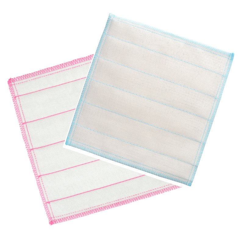Douyin Fiber Dishcloth 5 Layers 25X25-8 Layers 12 Layers/28/30 Dishcloth Household Cleaning Rag Scouring Pad