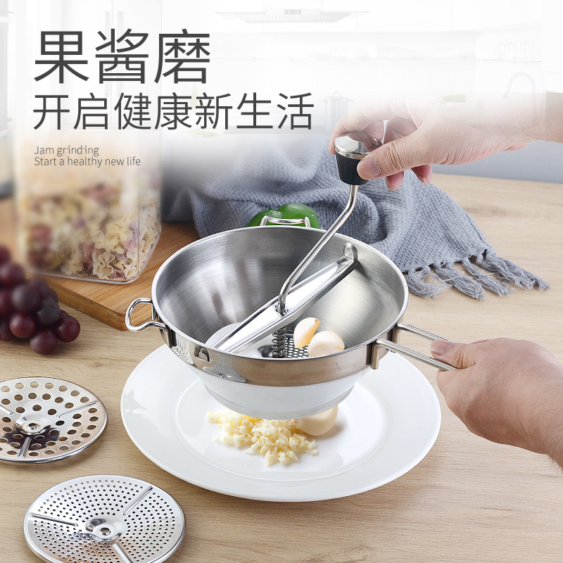 Машина для джема из нержавеющей стали, ручная мясорубка, овощная терка