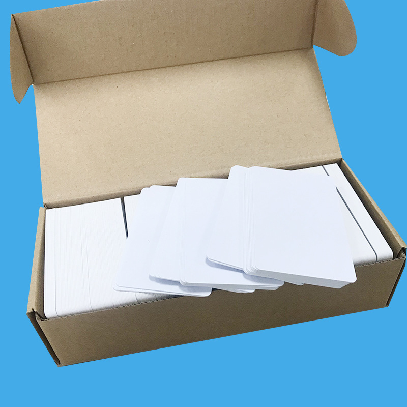 Manufacturer's Ready-Made Printed Pvc White Card, Blank Card, Telecommunications Mobile Cable White Card, Double-Hole Pvc Card