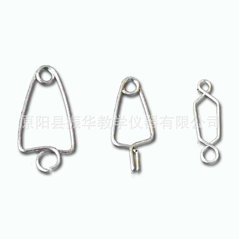 In stock frog experiment frog heart clamp type non-hurt round head flat head frog heart Nie