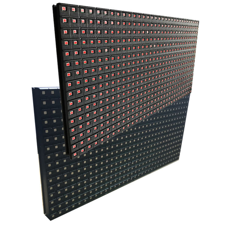 led display unit board waterproof p10 module outdoor walking word single red led electronic rolling screen finished product wholesale