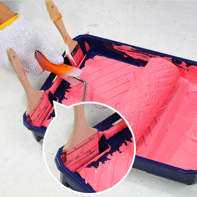 Plastic paint tray 4 inch 9 inch large capacity paint tray environmental protection waterproof palette paint container tools