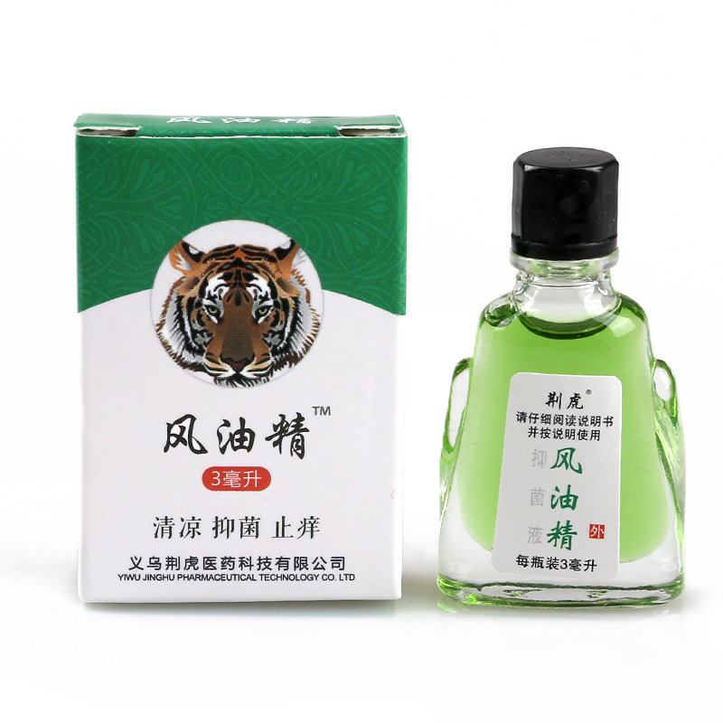 3Ml6Ml15Ml Jinghu Wind Oil Essence Cooling Oil Roll-On Tiger Head Refreshing Oil Manufacturer Wholesale Supply