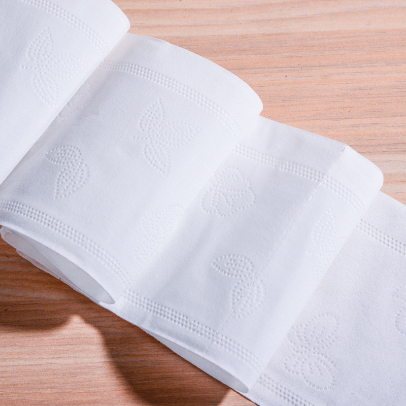 Factory direct large roll paper tray paper commercial hotel toilet paper Hotel toilet paper 12 roll paper toilet paper wholesale