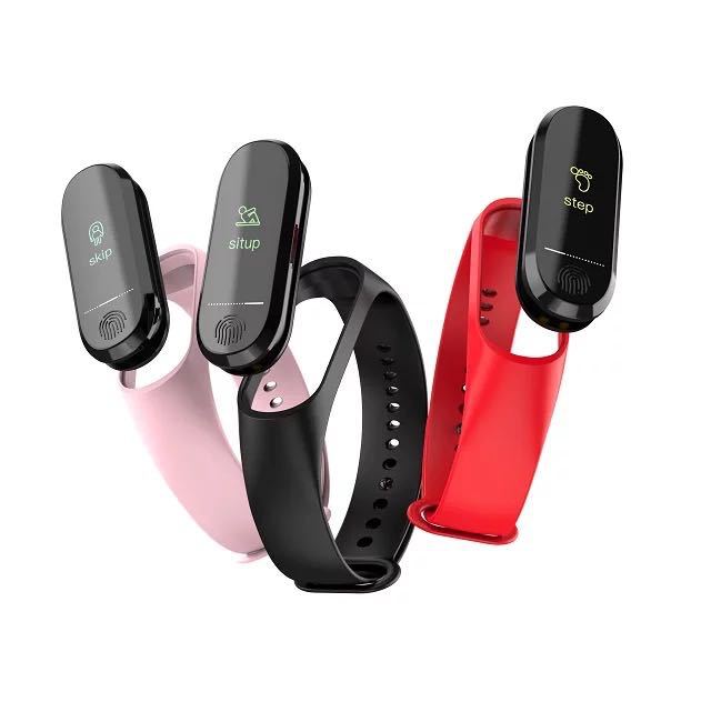 2.4g Active Rfid Real-Time Body Temperature Monitoring Bracelet Vibration Bracelet Security Distance Reminder Bracelet