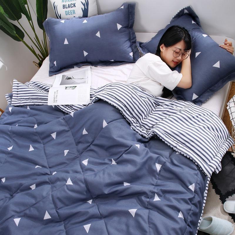 Factory wholesale summer quilt air conditioning quilt single double thin quilt gift quilt spring and autumn quilt core machine washable summer quilt