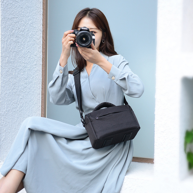 Camera Bag Slr Shoulder Photography Bag Women's Bag Micro Single Bag Crossbody Men's Bag Outdoor Small Bag Travel Bag Ready for Cross-Border