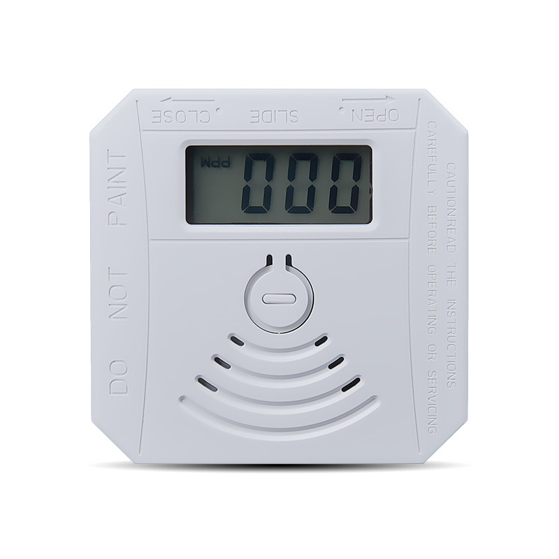 Mini Honeycomb Coal Smoke Detector Ul2034 Co Carbon Monoxide Detector Lcd Concentration Display Alarm
