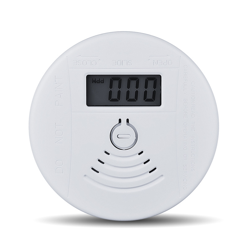 Mini Honeycomb Coal Smoke Detector Ul2034 Co Carbon Monoxide Detector Lcd Concentration Display Alarm