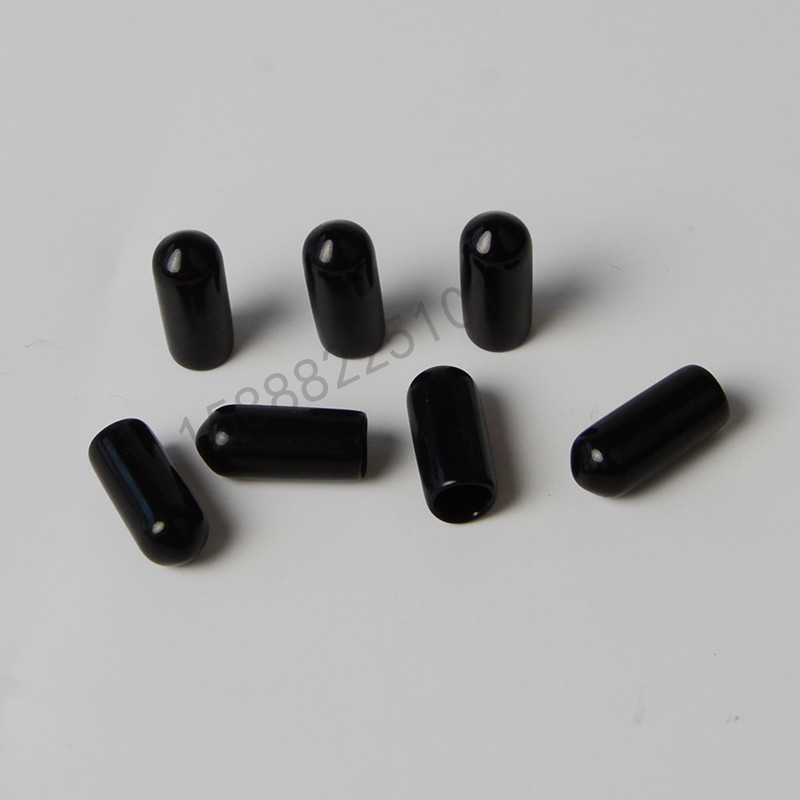 PVC dust cover protective cap pvc thread protective cap insulating sheath round plastic thread bolt sleeve