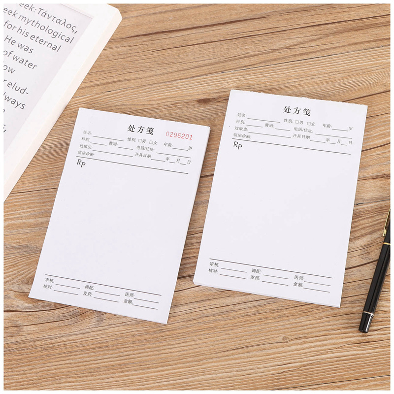 Spot Pharmacy Outpatient Service Clinic Prescription Notes Community Handwritten Prescription Signed Health Center Prescription Sticker