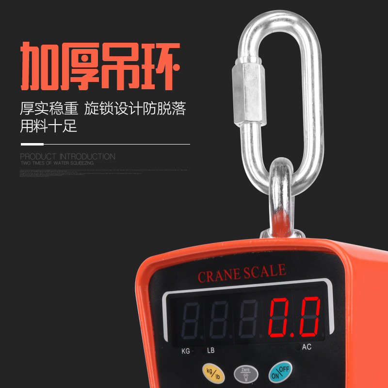 Ocs-B1 Direct-Display Electronic Crane Scale 500kg 1000kg Industrial Hook Scale Traveling Scale 1t Cross-Border Hot Sale