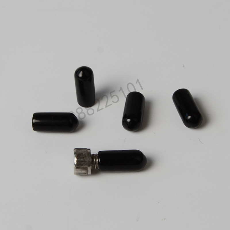 PVC dust cover protective cap pvc thread protective cap insulating sheath round plastic thread bolt sleeve