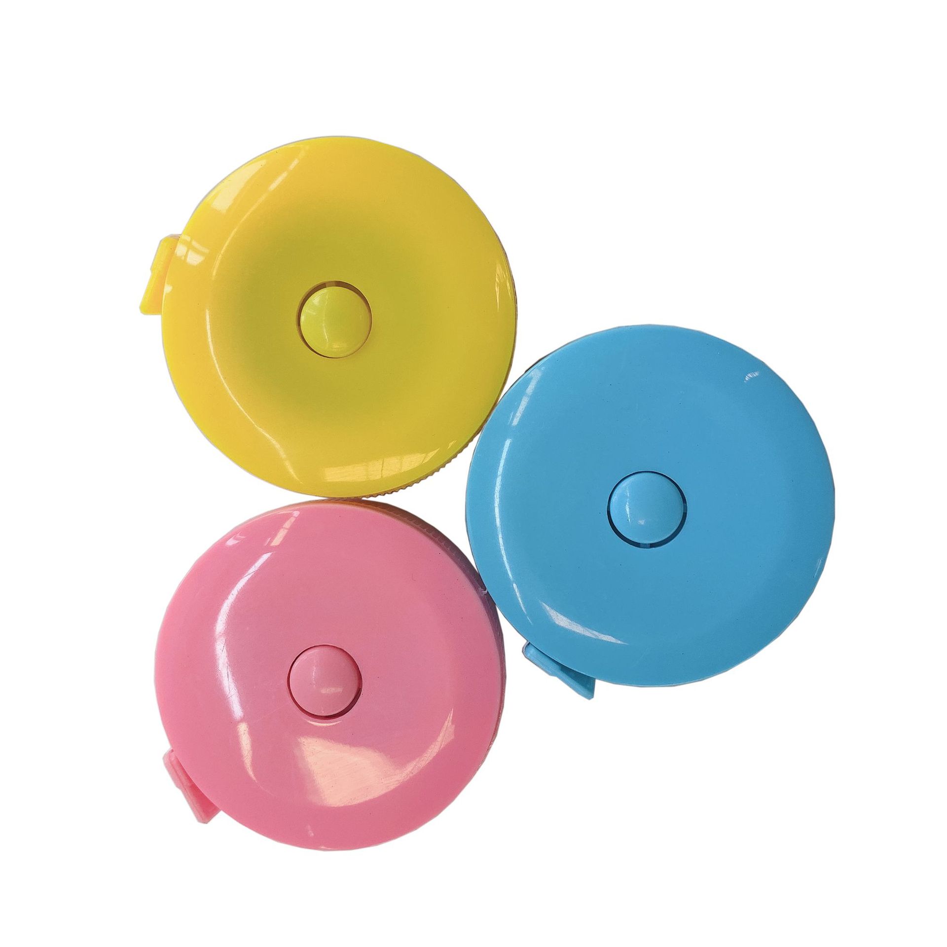 Factory Direct supply gift ruler shrink tape waist ruler measuring clothing soft ruler mini tape ruler printable logo QR code