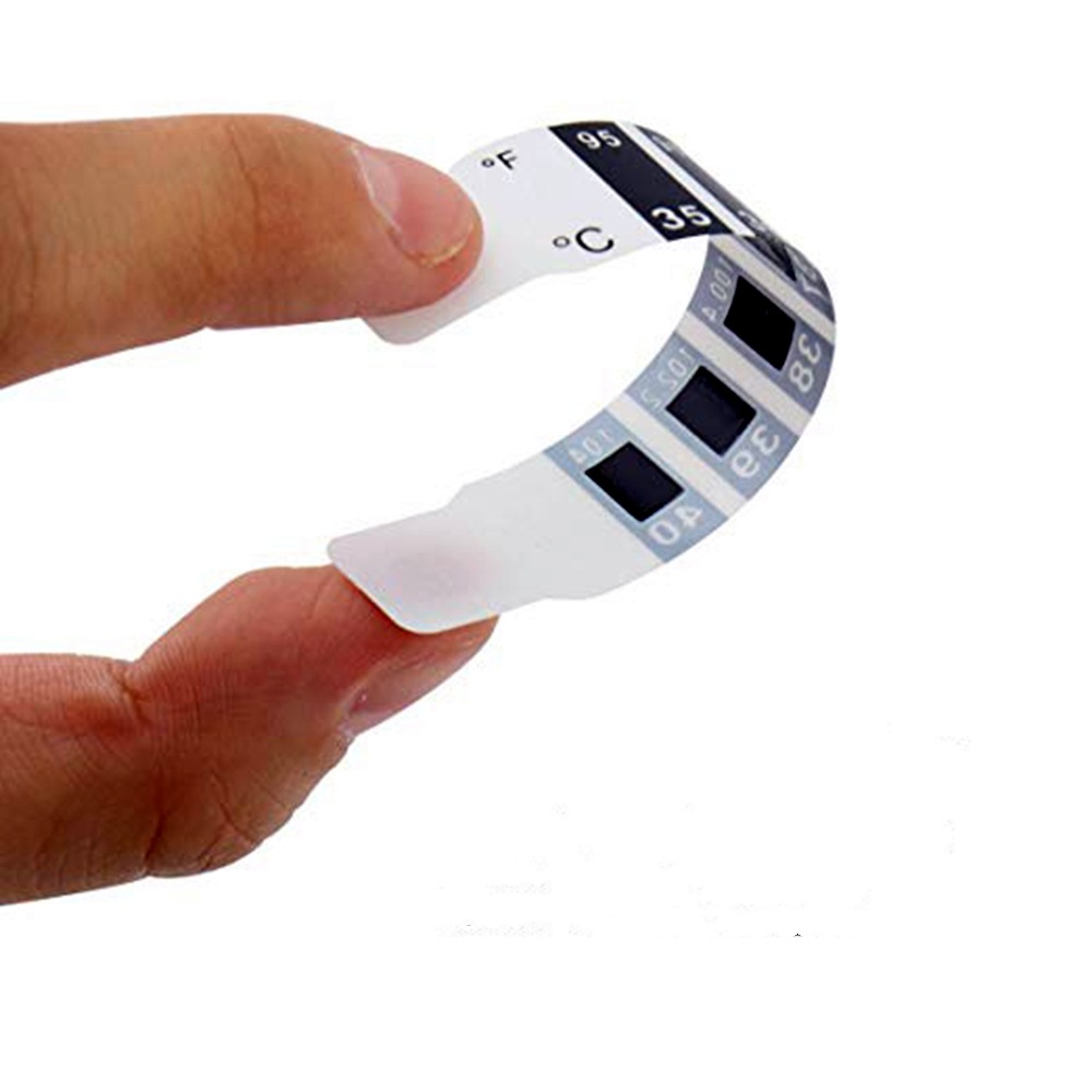 Children's forehead temperature stickers forehead thermometer strips color change forehead temperature stickers forehead temperature stickers PET forehead stickers