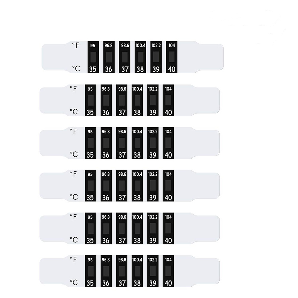 Children's forehead temperature stickers forehead thermometer strips color change forehead temperature stickers forehead temperature stickers PET forehead stickers