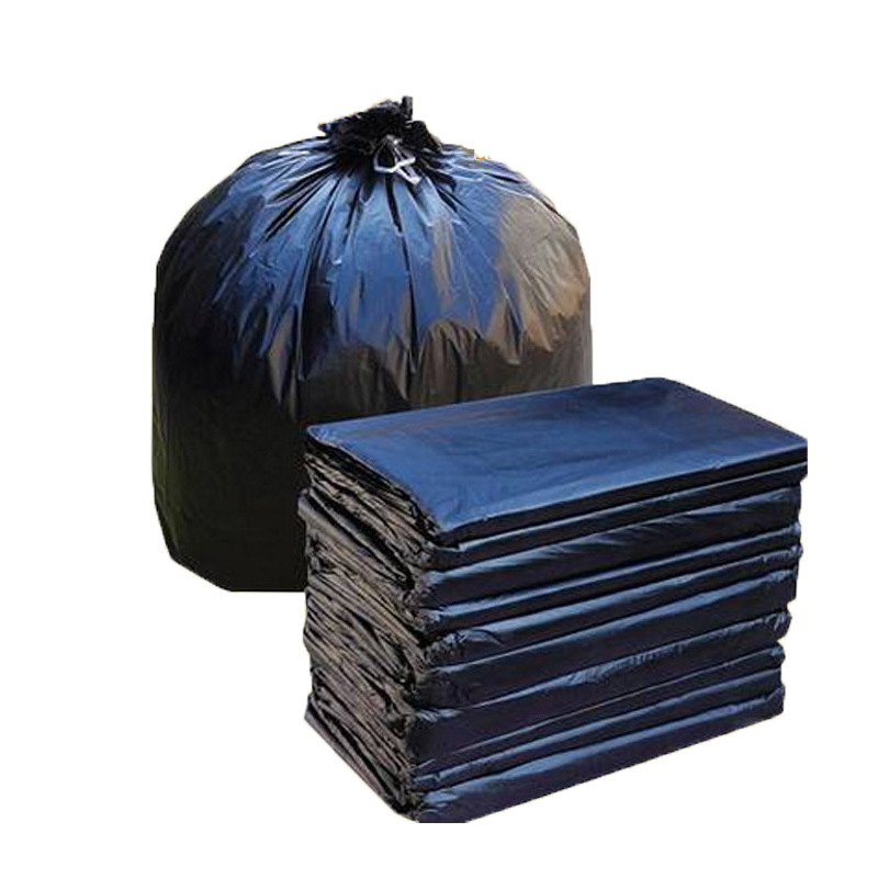 Factory direct thick garbage bags black property Hotel Hotel sanitation special 60*80 garbage bags