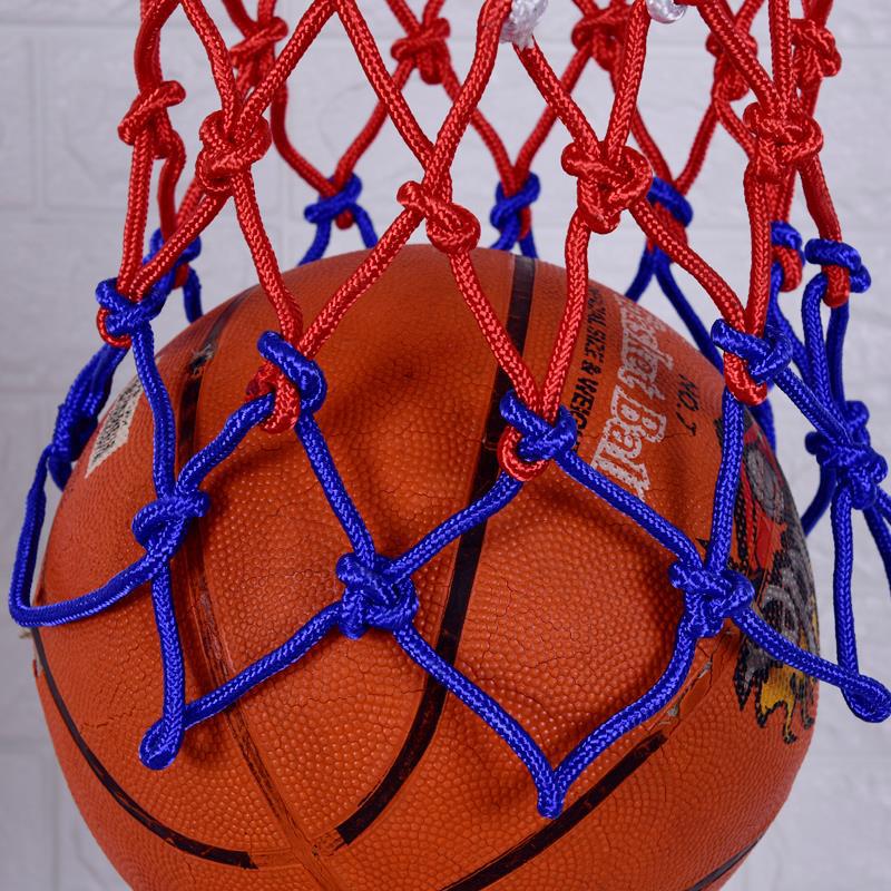 6mm Polyester Bold Basketball Net Three-color Durable Standard Basketball Net Three-color Basketball Rack Net Game Net
