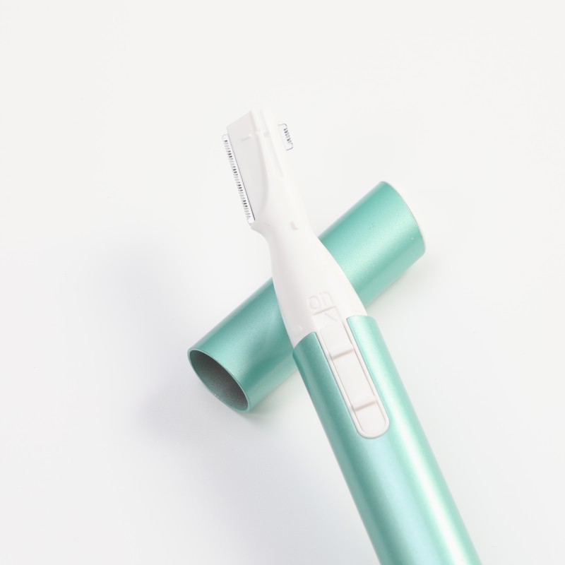 Small Wholesale New High Speed Low Noise Double Head Motor Color Variable Electric Eyebrow Trimmer Battery Model