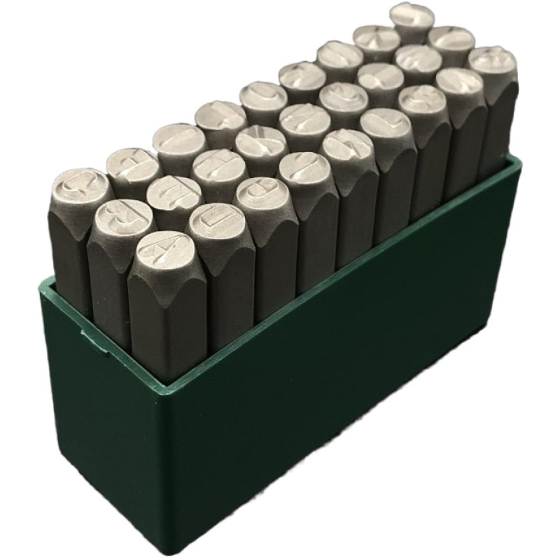 Steel Letters English Printing A- Z Capital Letters Engraving Steel Charts Manual Tools Metal Plastic Engraving Letters