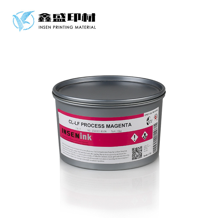 German Insen Light-Resistant Offset Printing Ink Transparent Pvc Waterproof and Light-Resistant Ink Self-Adhesive Label Machine Ink