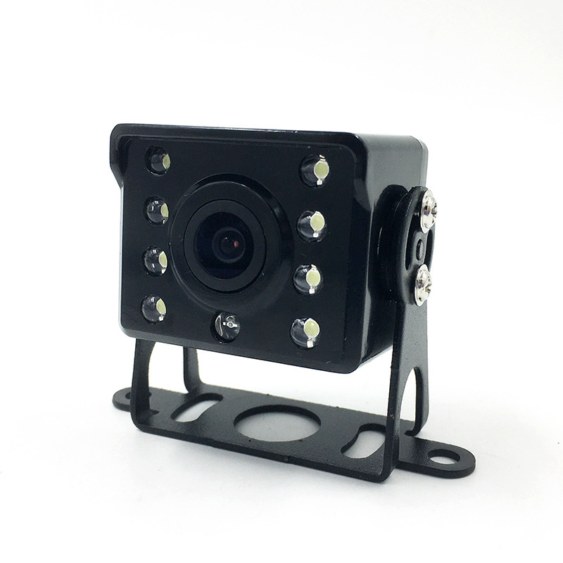 Wide-Angle Rear High-Definition Night Vision Cvbs Reversing Camera Car Camera with 8-Light Truck Camera