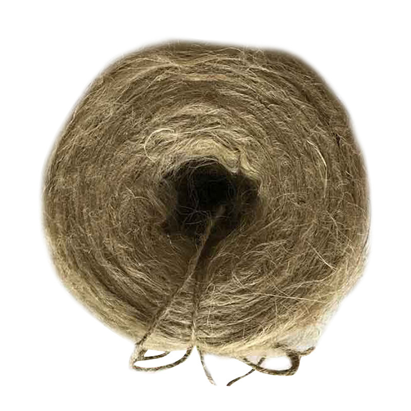 Sisal fiber manufacturers supply fiber linen roll pipe expansion joint with brown wool linen plugging asphalt linen