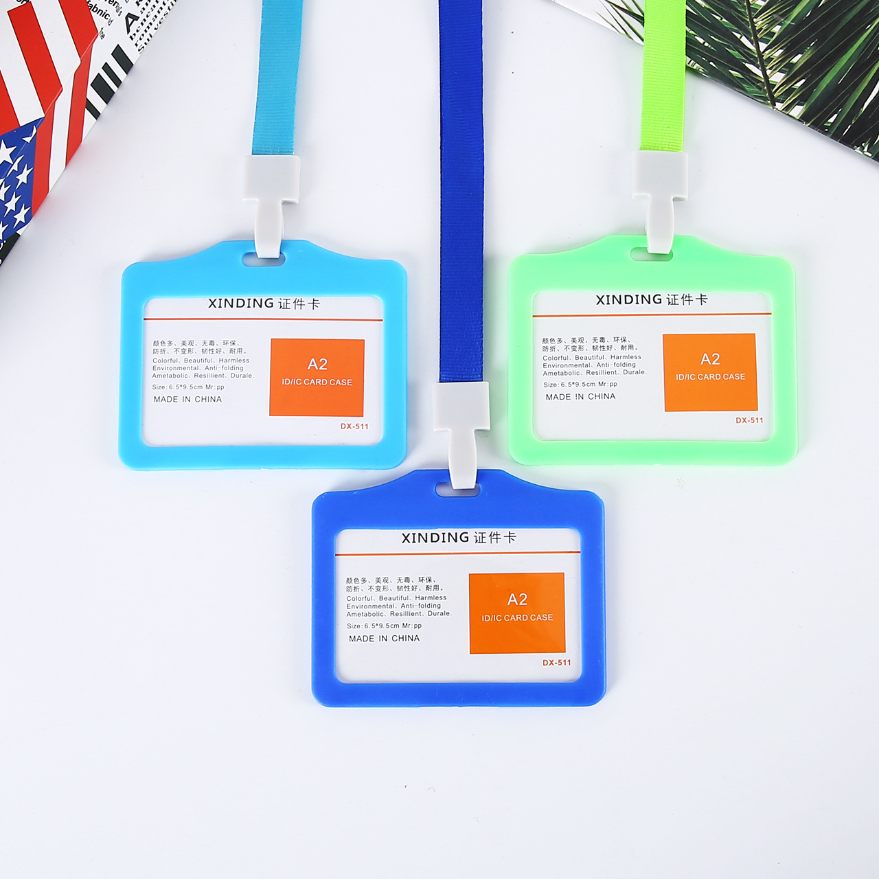 Plastic Work Badge Id Card Id Card Holder Bus Card Protective Cover Wholesale