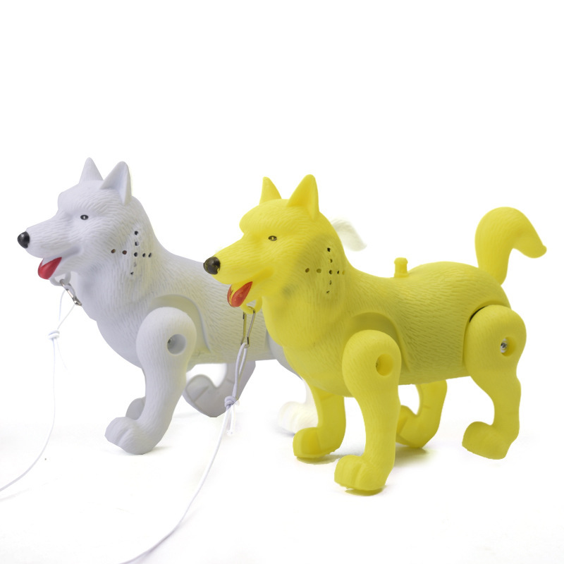 Cross-border exclusive factory direct sales series of rope animal night market stalls selling luminous toys rope electric play