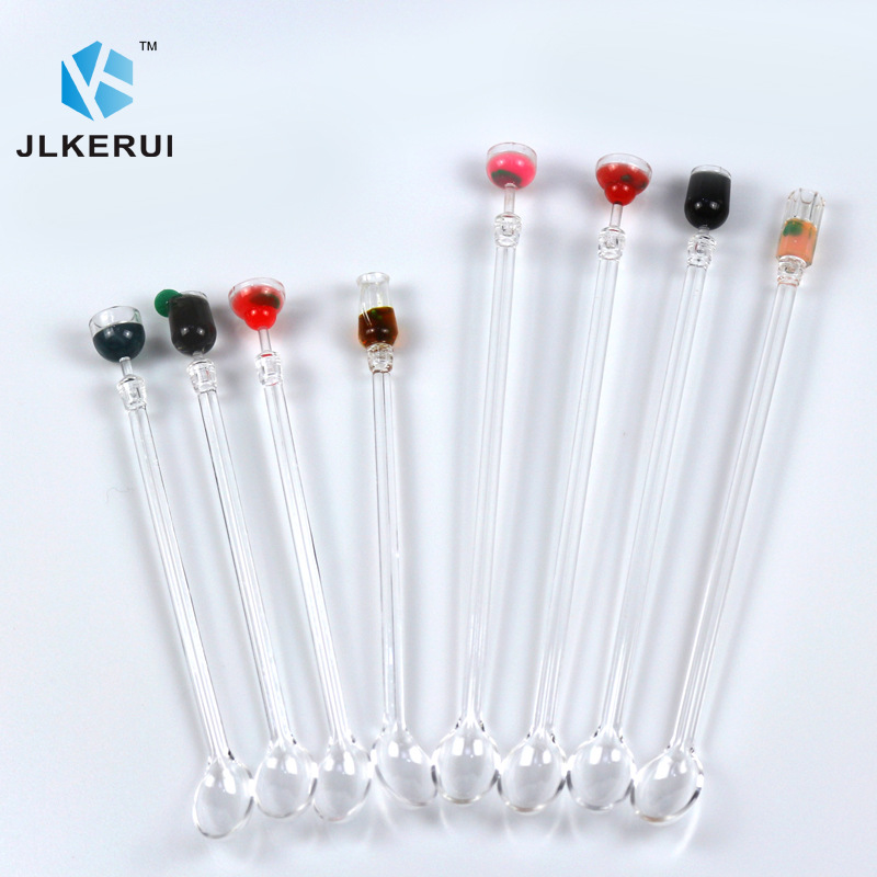 Acrylic Creative Mixing Stick Wine Glass Stirring Spoon Coffee Mixing Stick Plastic Mixing Stick Spoon Wine Glass Spoon