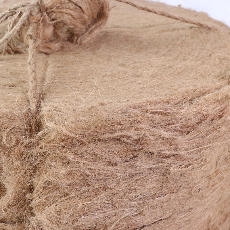 Manufacturer's Ready-Made Jute Wire Pipe Telescopic Seamed Silk Cake Plumbing Oil-Soaked Hemp Rope Raw Material Asphalt Oil Hemp Wire