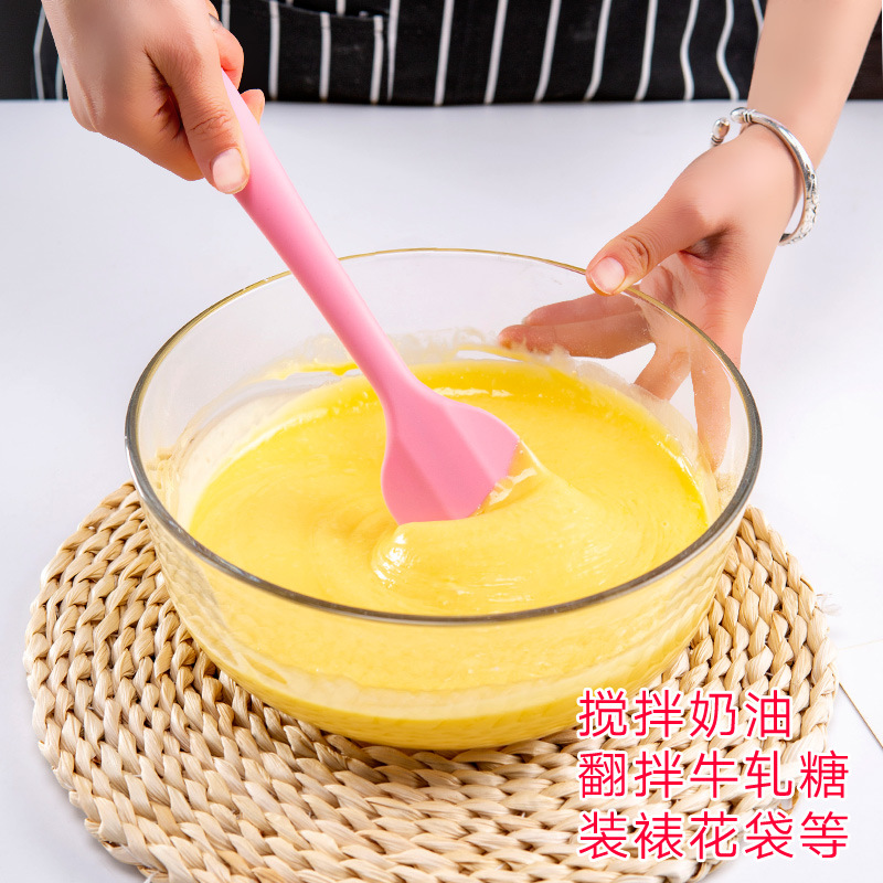 Silicone Transparent Scraper Cream Scraper Baking Scraper Small and Large Baking Tools Cake Scraper Baking Utensils