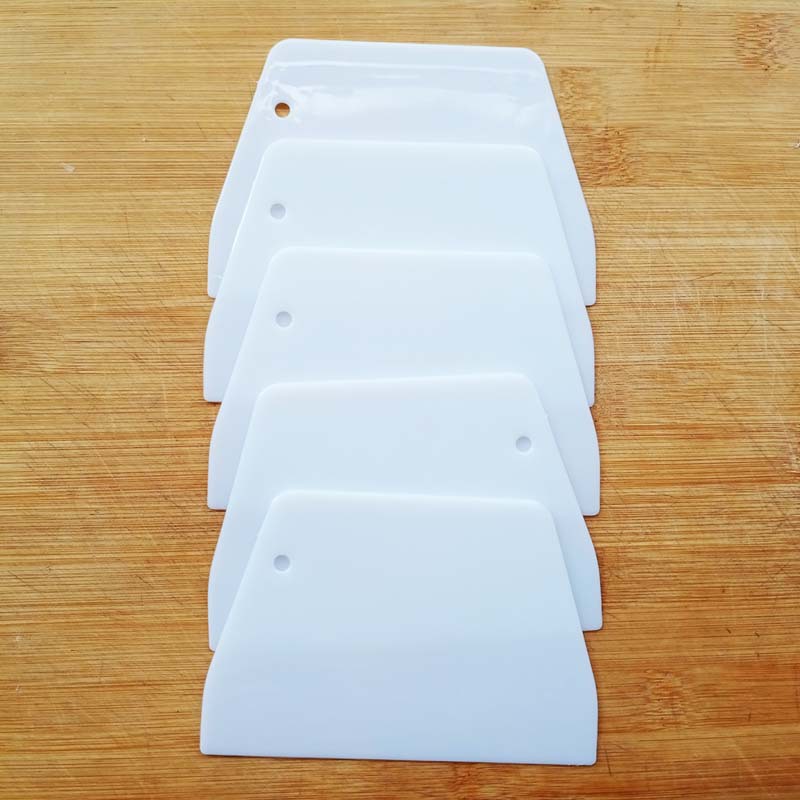 Инструменты для выпечки, пластиковый скребок, маленький трапециевидный скребок, резак для теста, скребок для порошка