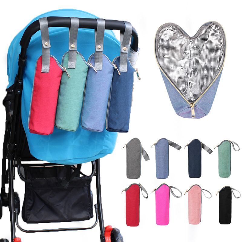 Baby Bottle Insulation Bag, Water-Repellent, Lightweight Baby Stroller Hanging Bag, Mother and Baby Supplies, Mommy Bag Accessories, Bottle Bag