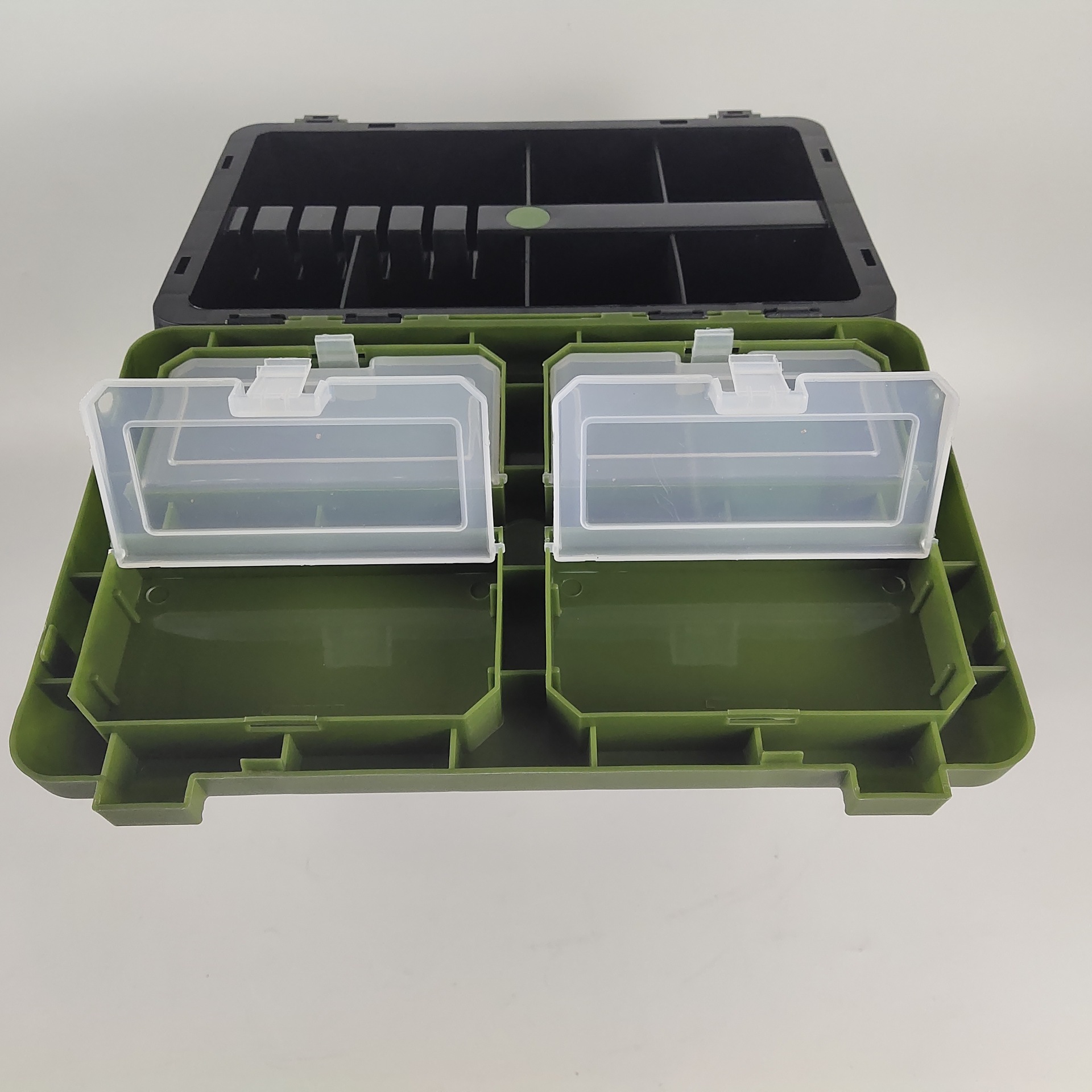Fishing gear back box can sit green strap fishing gear storage box storage box Luya box manufacturers