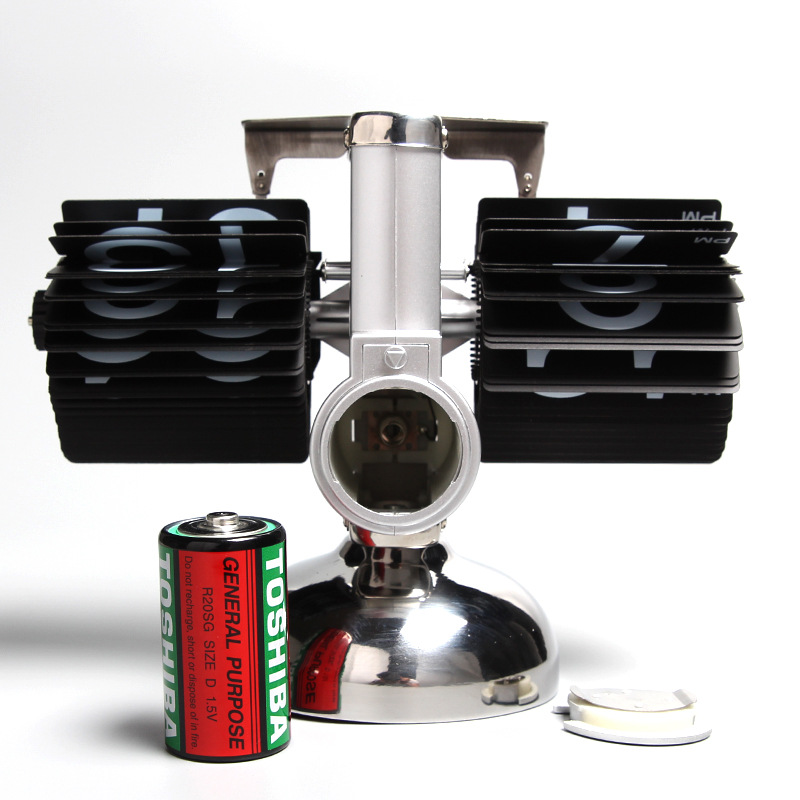 Automatic Page Turning Clock Small Tianping Living Room Clock Retro Creative One-Foot Distinctive Art Clock Flip Clock