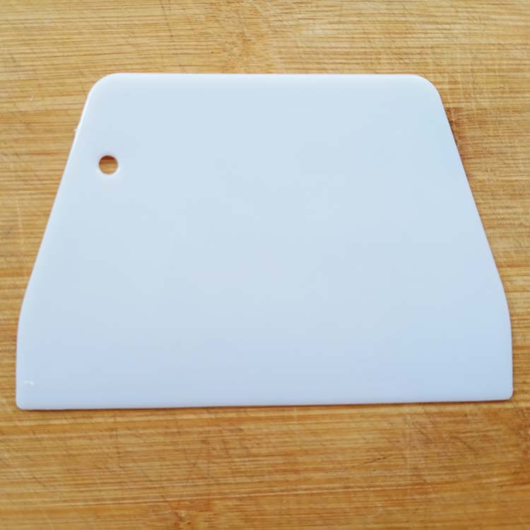 Baking Tools Plastic Scraper Medium-Sized Trapezoidal Scraper Scraper Knife Dough Cutter Putty Powder Scraper