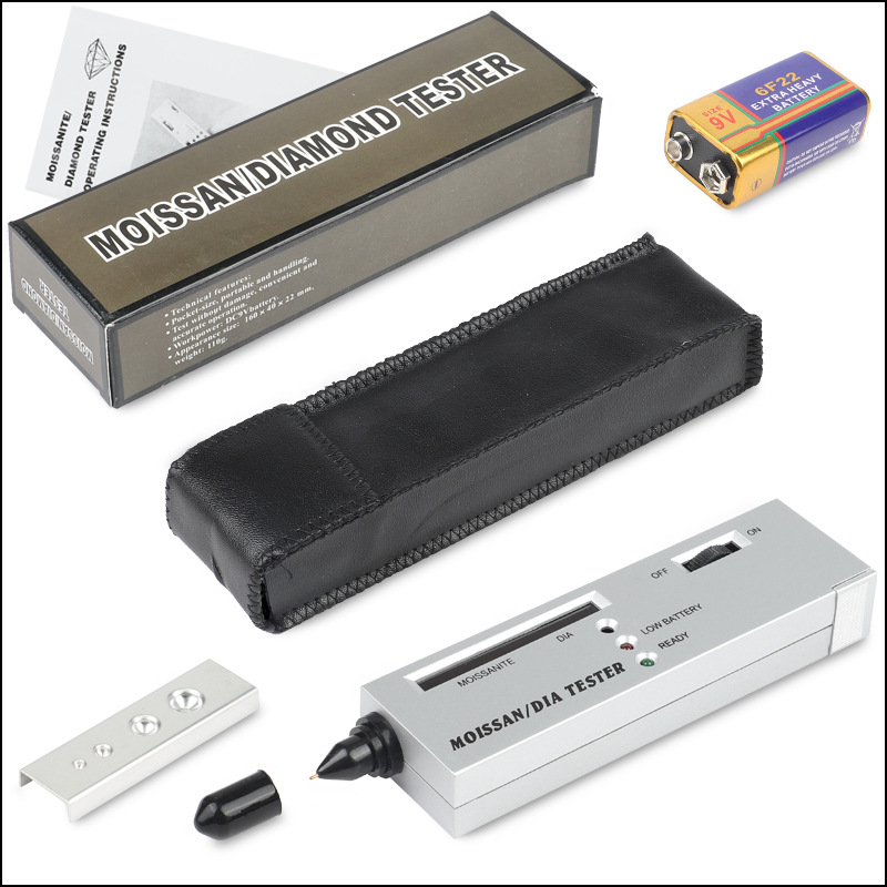 Тестовая ручка для моиссанита, детектор алмаза, тестовая дрель без батареи